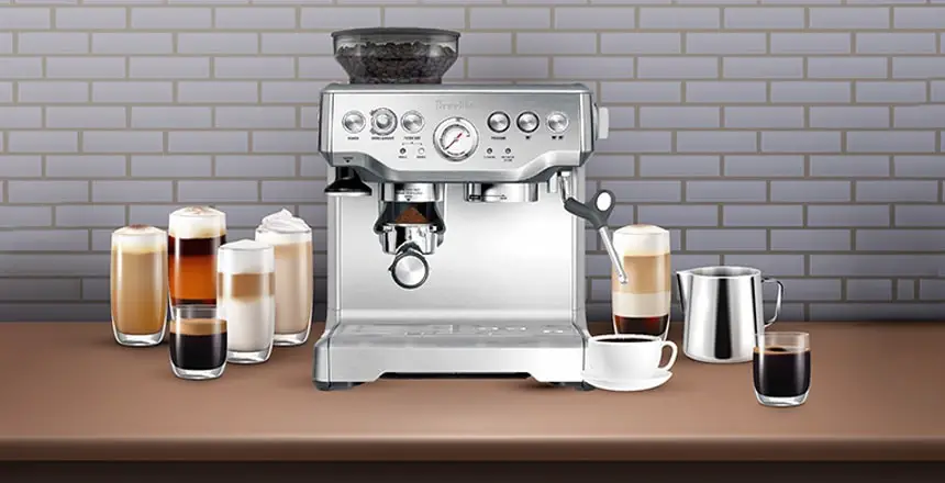 Which Espresso Machine Makes the Hottest Coffee? - Breville BES870XL Barista Espresso Machine