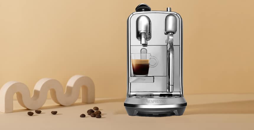 Which Nespresso Machine Serves Extra Hot Coffee? - Breville Nespresso Nespresso Creatista Plus Coffee Espresso Machine